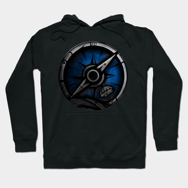 compass Hoodie by daghlashassan